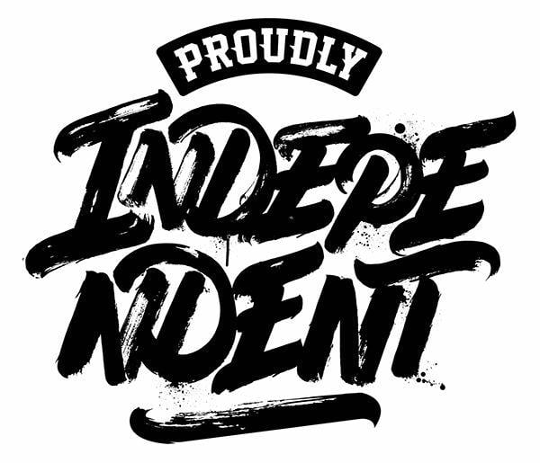Independent Logo - PROUDLY INDEPENDENT logo for Macro Beats djs
