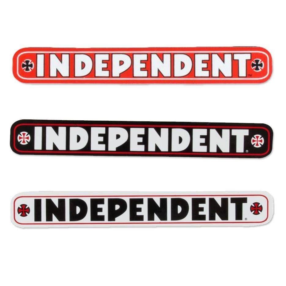 Independent Logo - Independent Logo Bar Sticker - 10cm / 4