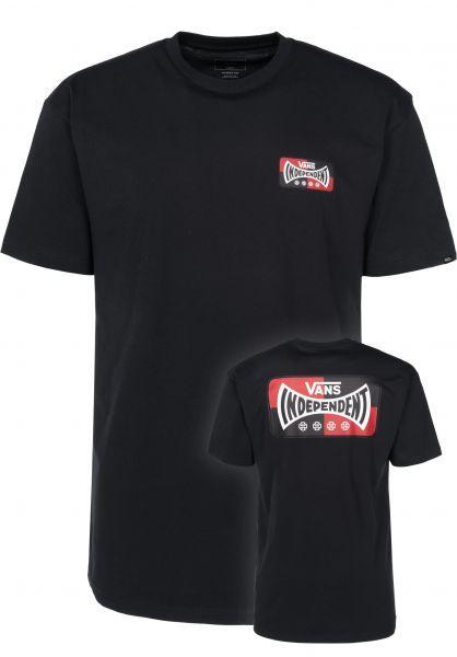 Independent Logo - X Independent Logo Vans T Shirts In Black For Men