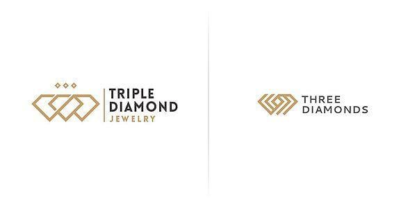That Is Three Diamonds Logo - How To Design A Jewelry Logo. Jewelry Logo. Jewelry