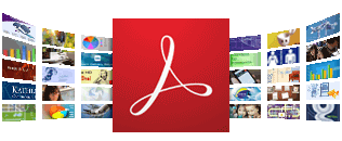 Adobe Reader Logo - Adobe Acrobat Reader DC Download | Free PDF viewer for Windows, Mac ...