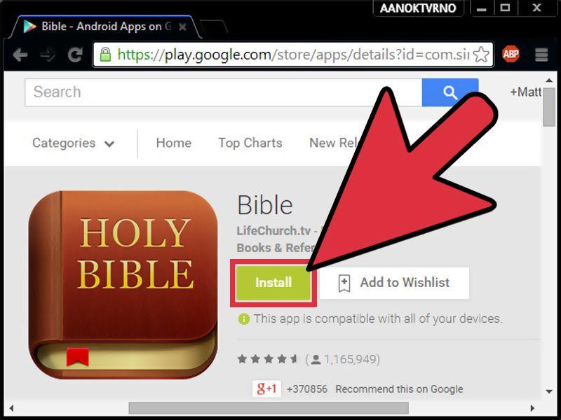 Bible App Logo - How to Download the Bible App for Android: 8 Steps (with Pictures)