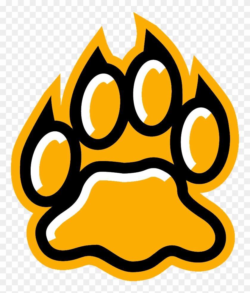 Orange O Paw Logo - Tiger Paw Orange Black Hampshire College Of Agriculture