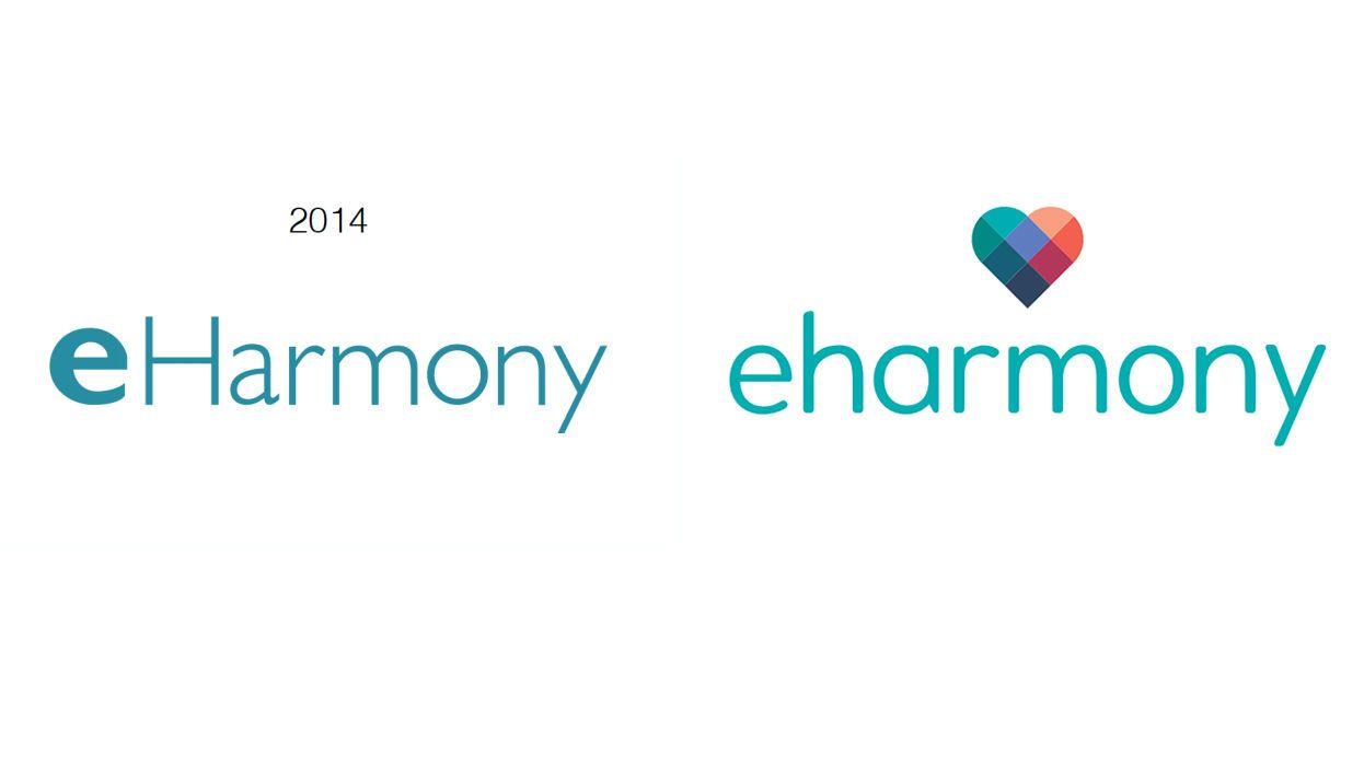 eHarmony Logo - Eharmony's Much Needed New Logo & Identity Saves It From Being