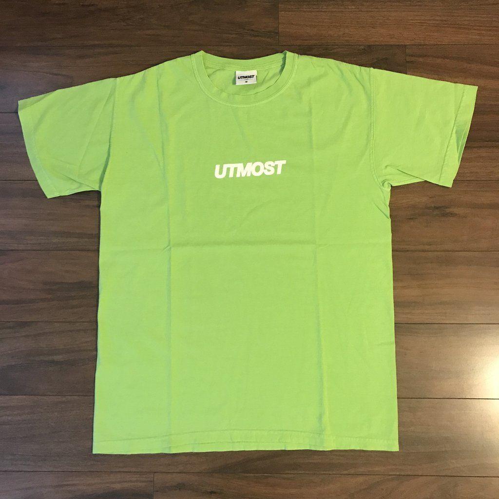 Utmost Clothing Logo - Utmost Company Solid Logo Green T Shirt