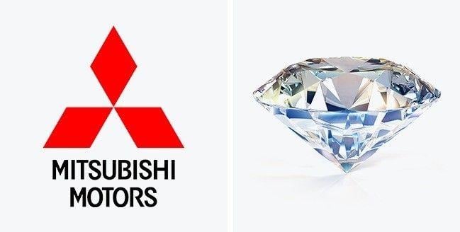 That Is Three Diamonds Logo - Hidden Symbols In Names And Logos Of Most Famous Brands (11 Pics)