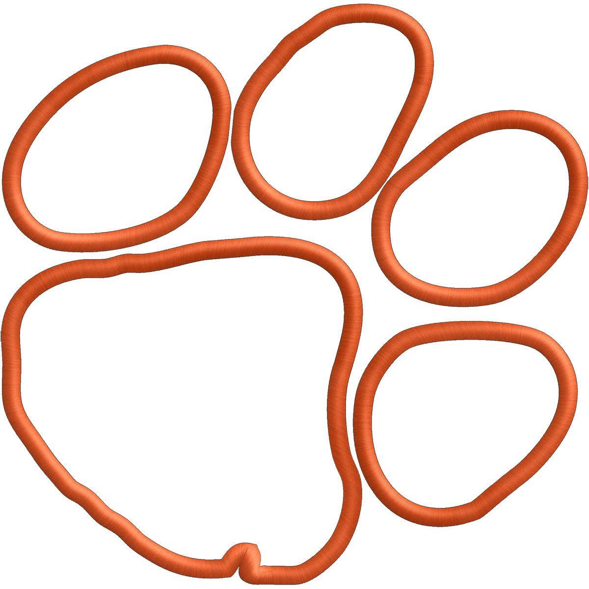Orange O Paw Logo - Free Tiger Paw Print, Download Free Clip Art, Free Clip Art on ...
