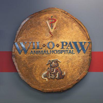 Orange O Paw Logo - Tour of Wil-o-Paw Animal Hospital - Wil-O-Paw Animal Hospital