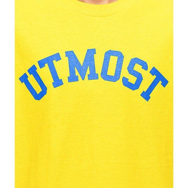 Utmost Clothing Logo - Arc Logo Yellow T-Shirt from Utmost Co. Utmost Co. Arc Logo Yellow T ...