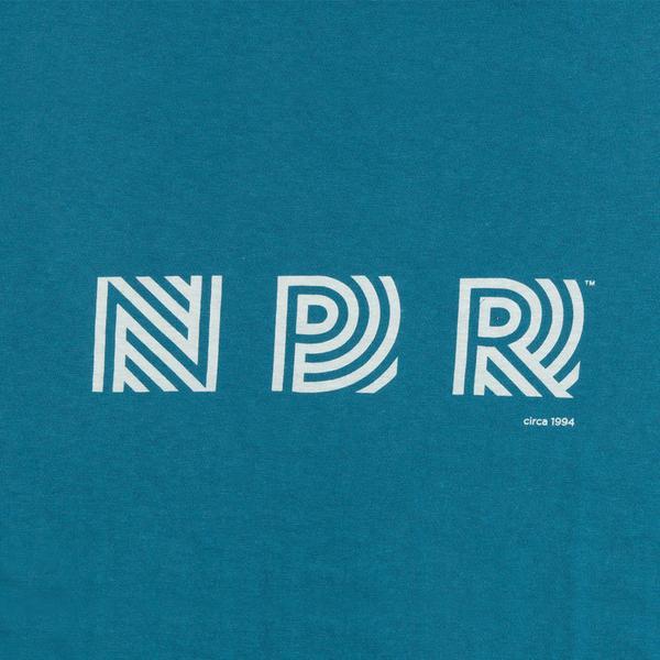 Retro Blue Logo - Retro 90s Logo T-Shirt: Ocean – NPR Shop
