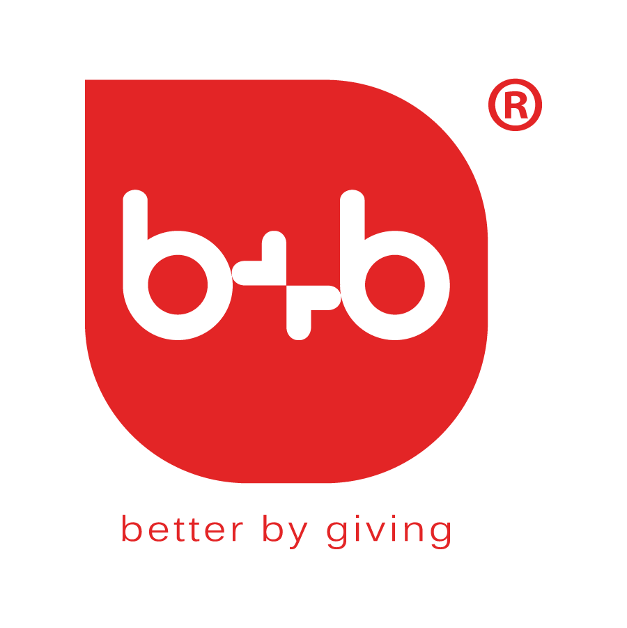 Red Shape Logo - b b Relief Center b Relief Center