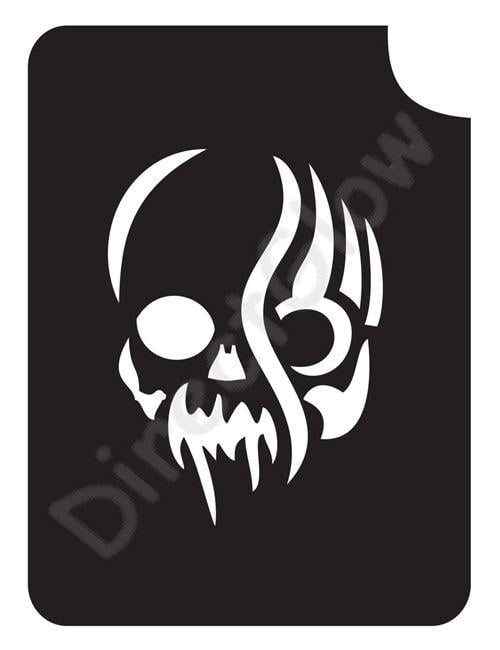 Vampire Skull Logo - Vampire Skull 1013 Makeup Stencil
