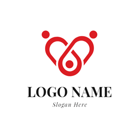 Red Shape Logo - Free Red Logo Designs. DesignEvo Logo Maker