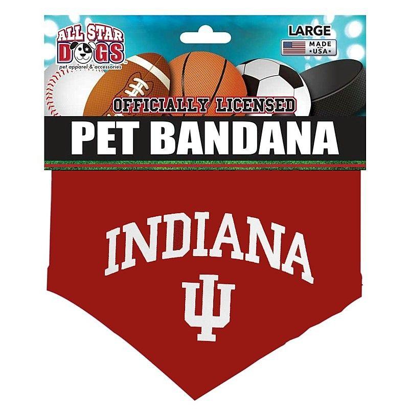 IU College Logo - NCAA College Pet Gear IU Indiana University Hoosiers Dog Bandana