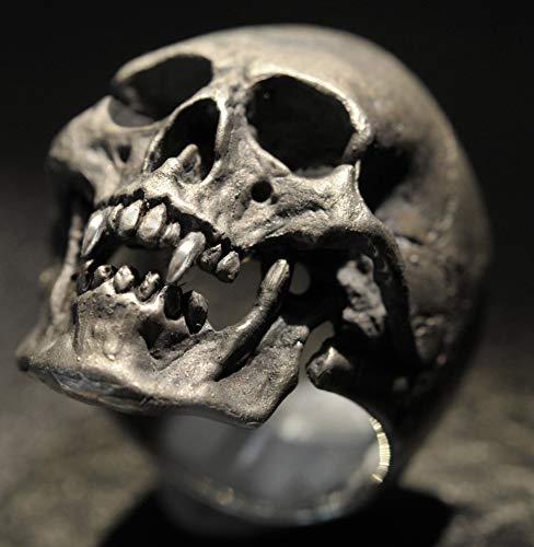 Vampire Skull Logo - Vampire Skull Ring: Handmade