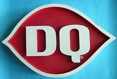 DQ Logo - DAIRY QUEEN ICE Cream Restaurant DQ vintage logo 3D sign 21 3/8 Long ...