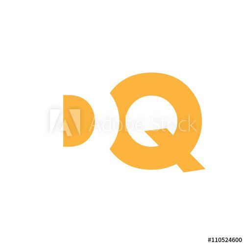 DQ Logo - DQ Logo. Vector Graphic Branding Letter Element. jpg, eps, path