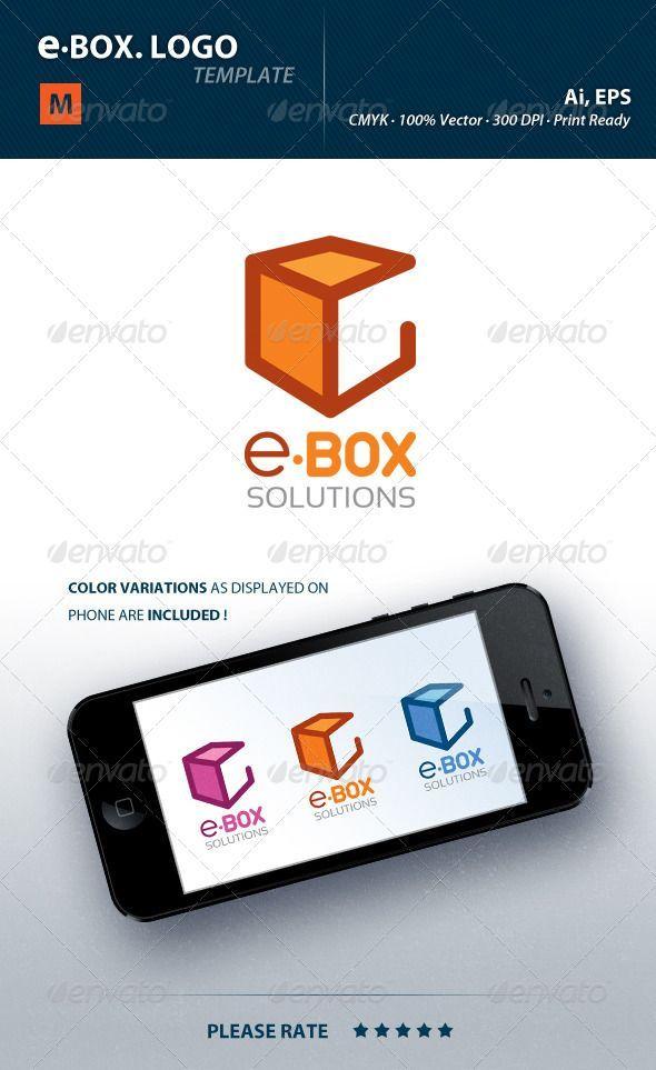 Box Letter Logo - E Letter Box Logo #GraphicRiver Here is an 'E (Letter) Box Logo' for ...