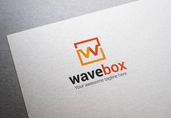 Box Letter Logo - Wave Box W Letter Logo by XpertgraphicD on @creativemarket | A to Z ...