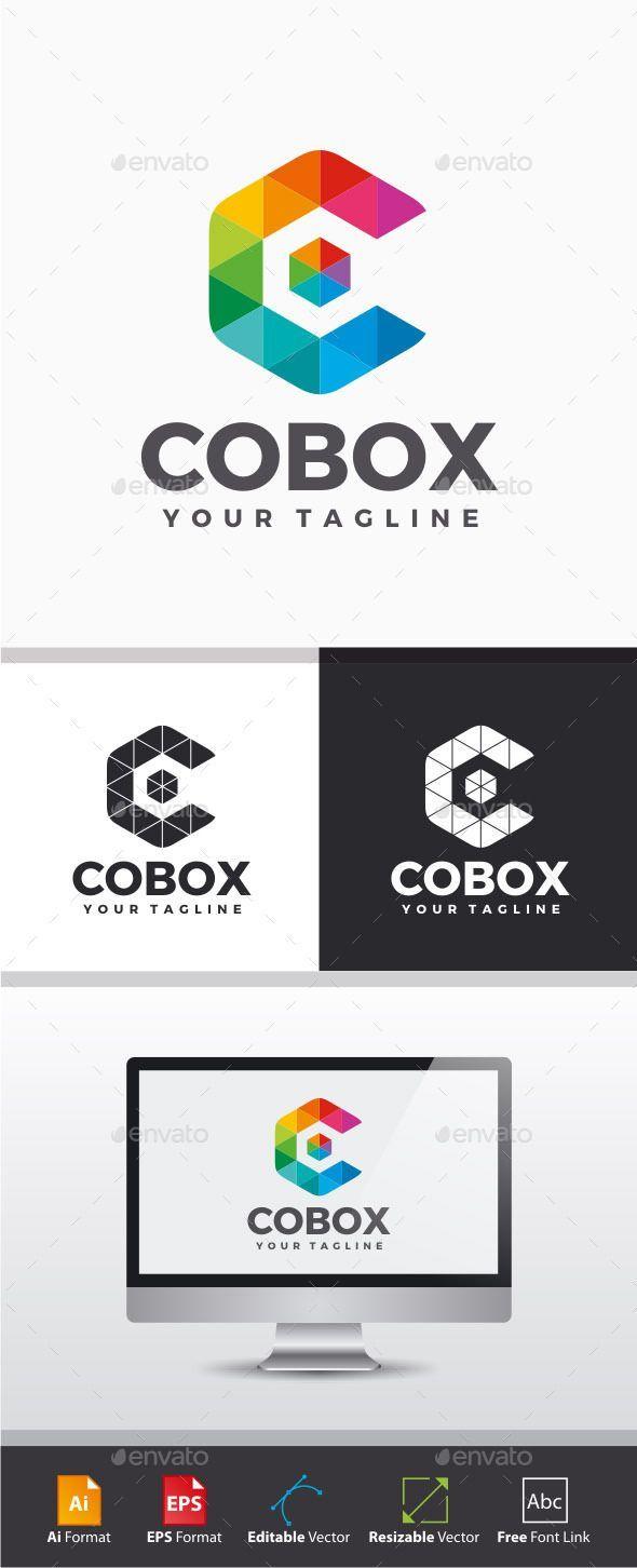 Box Letter Logo - Color Box - Letter C Logo - Letters Logo Templates | Logo | Logos ...