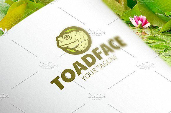 Toad Logo - Toad Face ~ Logo Templates ~ Creative Market