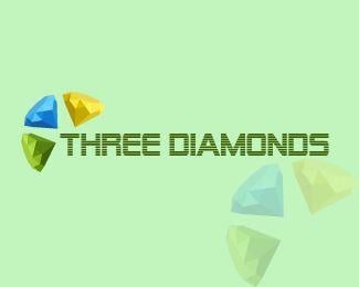 That Is Three Diamonds Logo - Three diamonds Designed