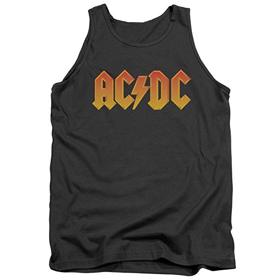 Very Small AC DC Logo - AC/DC - Mens Logo Tank Top: Amazon.co.uk: Clothing