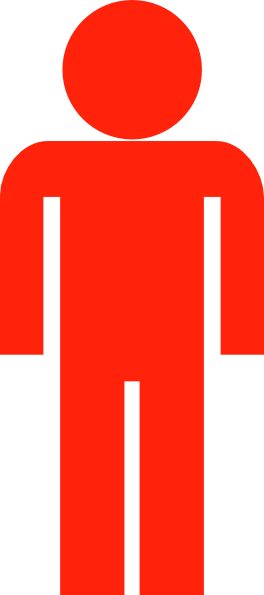 Red Man Logo - Red Man Symbol Clip Art clip art online