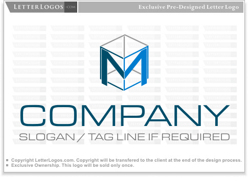 Box Letter Logo - M in a Box Logo ( m-logo12 )