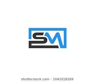 Box Letter Logo - SM initial box letter logo template vector | Logos designs | Logos ...