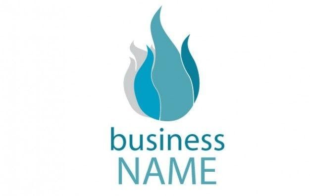 Generic Business Logo - Logo Blue Fire Business Name | Stock Images Page | Everypixel