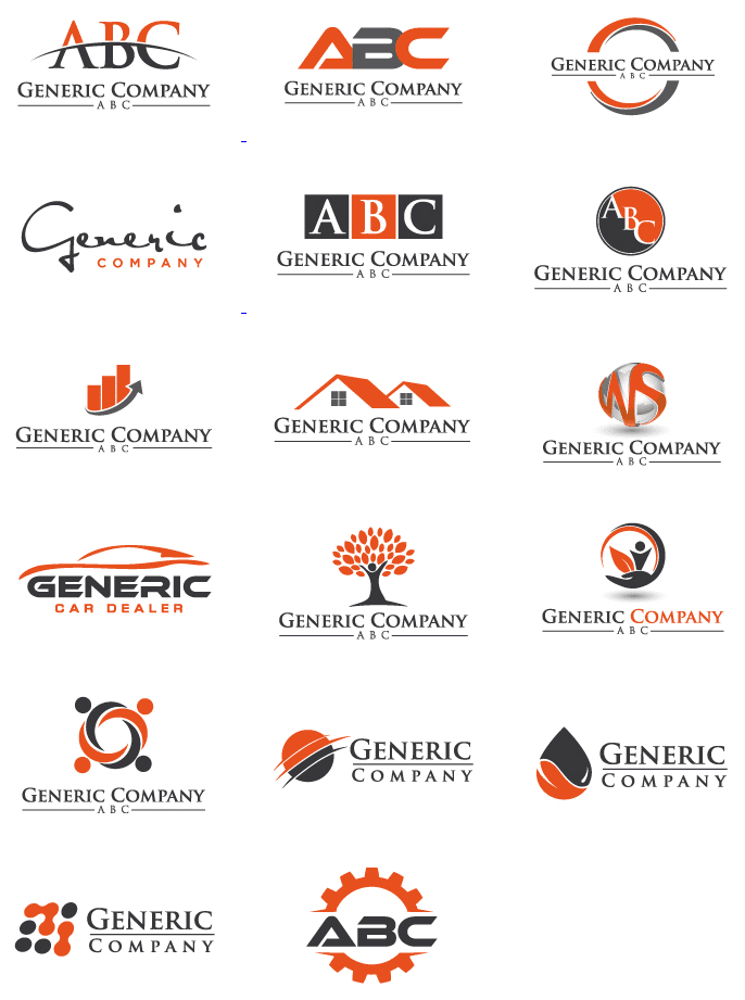 Generic Business Logo - Generic and overused logos (avoid them!) - graphicdesignbylisa.com