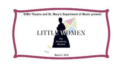 Little Woman Logo - Little Woman The Broadway Musical-March 2018. Mary's