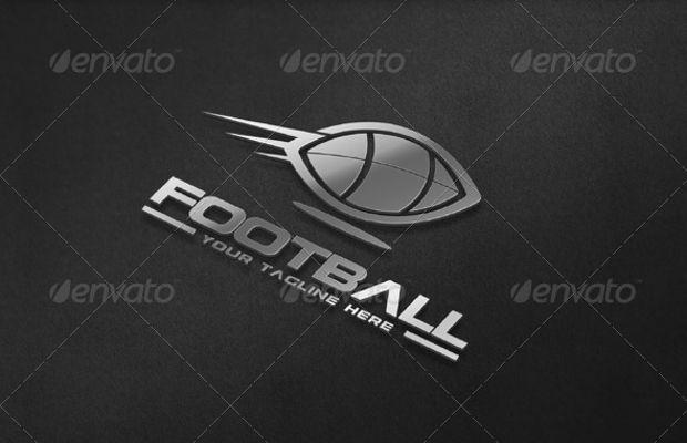 Silver Football Logo - Football Logos Editable PSD, AI, Vector EPS Format