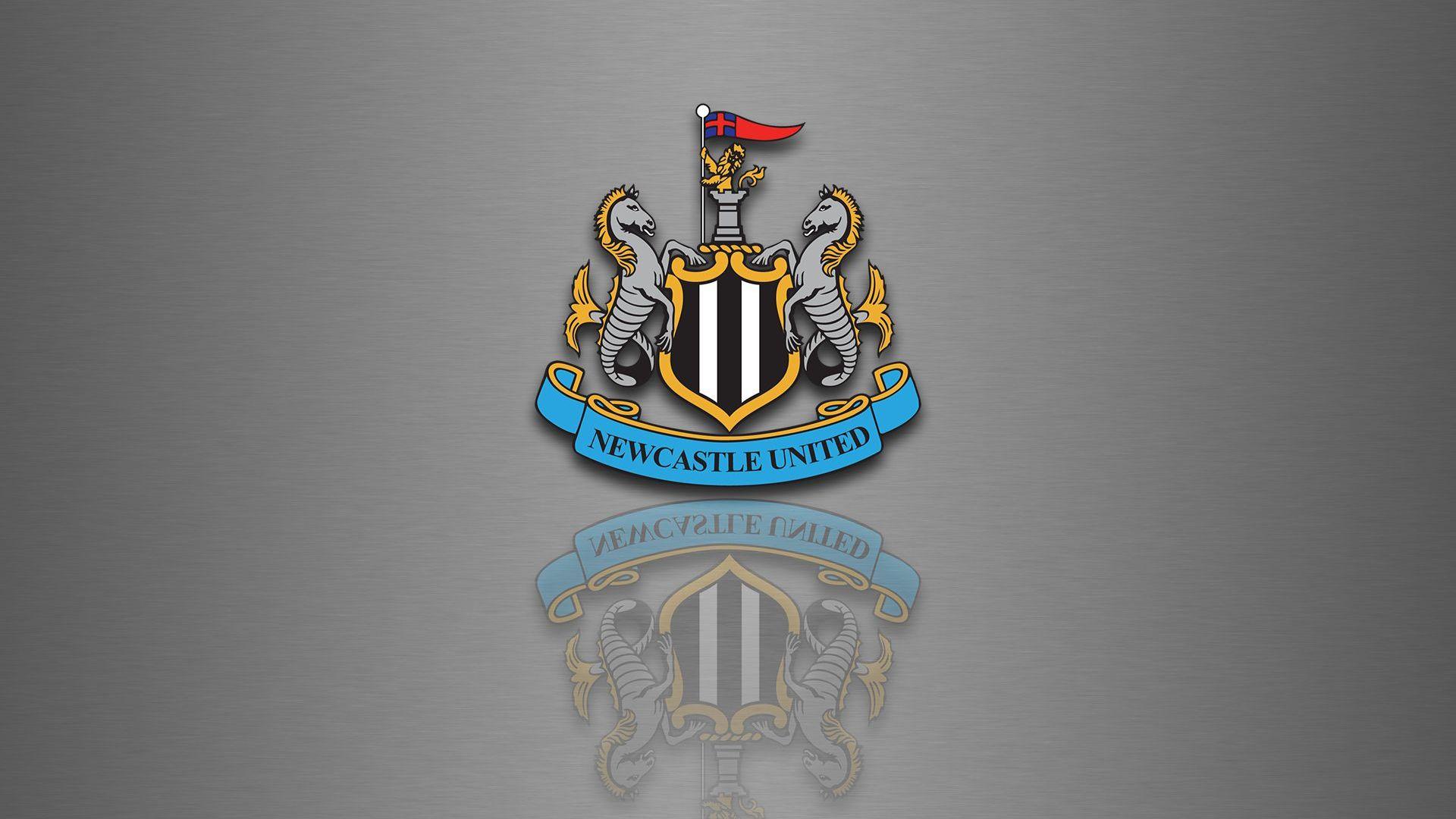 Silver Football Logo - HD Background Newcastle United Logo Football Club Silver Reflection ...