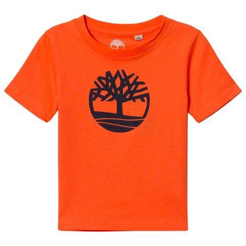 Orange Timberland Tree Logo - Timberland Kids Orange Classic Tree Logo Tee | AlexandAlexa