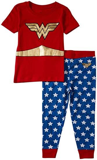 Little Woman Logo - Amazon.com: DC Little Girls' Wonder Woman Logo PJ Set (Toddler ...