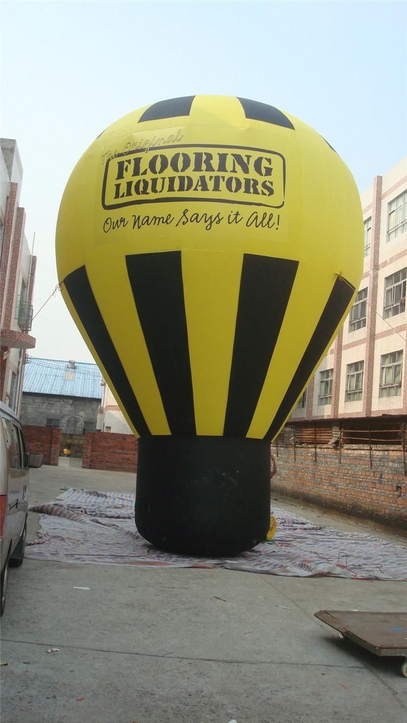 The Ball and the Big H Logo - Inflatable Ground Balloon Advertising Stand Balls Christmas