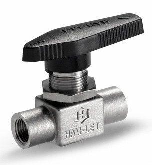 The Ball and the Big H Logo - Ham Let® H 800 Large 1 Piece Ball Valve Let Lok®