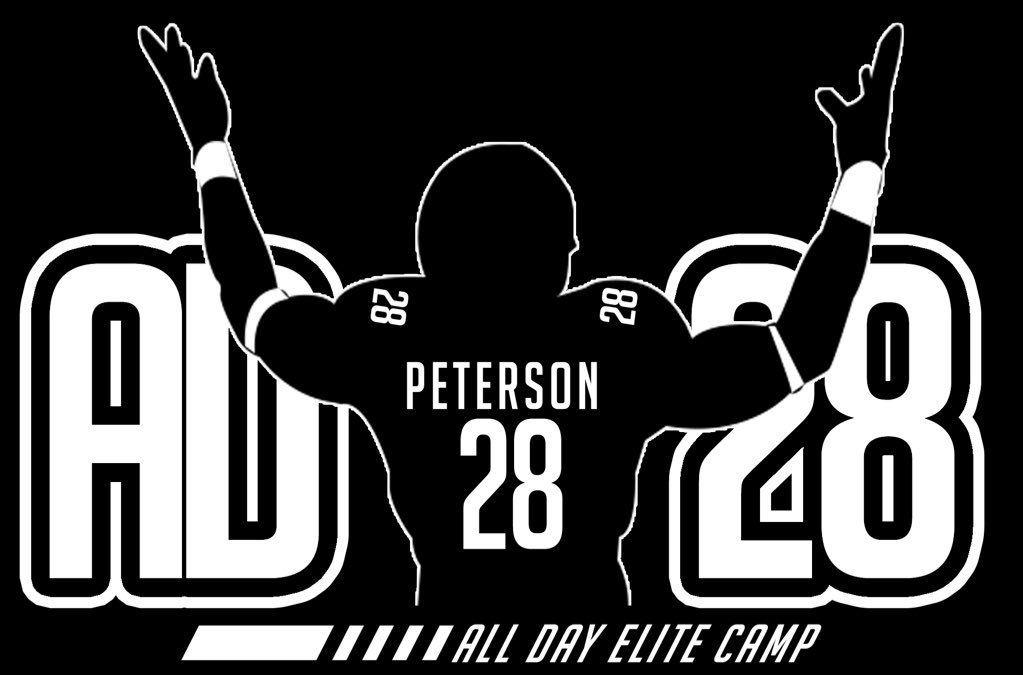 The Ball and the Big H Logo - Adrian Peterson Texas Youth & HS football
