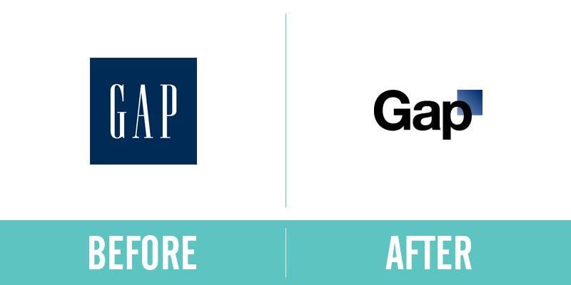 Gap Brands Logo - 10 Rebranding Failures and How Much They Cost | Canny