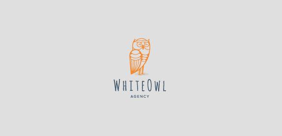 White Owl Logo - Kreatywna.me. Freelance Graphic Designer