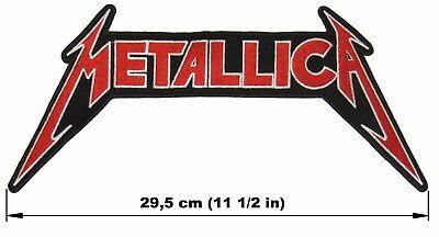 Metallica Red Logo - METALLICA RED LOGO BACK PATCH embroidered NEW thrash metal - $16.00 ...
