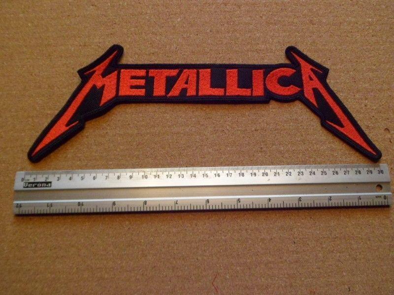 Metallica Red Logo - METALLICA - RED LOGO ( OLD ) | Backpatches | Riffs Merchandise