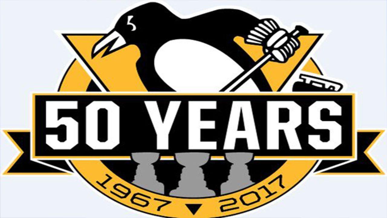 Penguins New Logo - Pittsburgh Penguins unveil new logo celebrating 50th anniversary ...
