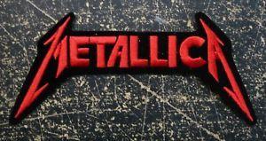Metallica Red Logo - METALLICA LOGO PATCH / SIMPLE LOGO (Black & Red) | eBay