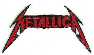 Metallica Red Logo - Metallica Iron On Patch Small Red Logo