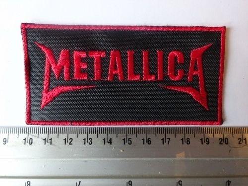 Metallica Red Logo - METALLICA - RED ST ANGER LOGO | Patches | Riffs Merchandise