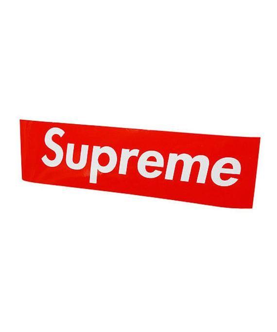 5 X 2 Supreme Logo - SPECIAL Buy 5 get 1 free 6 x 2 Supreme | Etsy