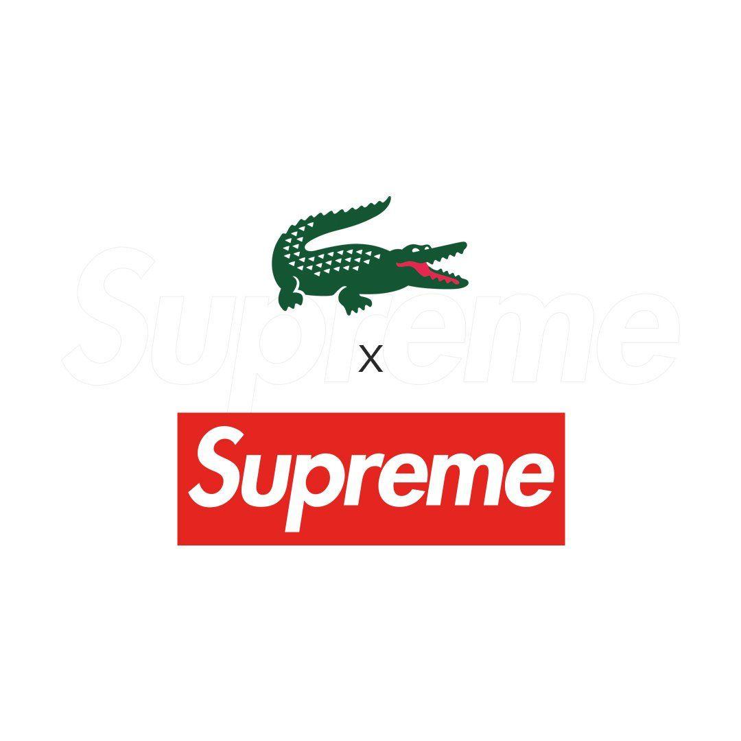 5 X 2 Supreme Logo - lacostexsupreme hashtag on Twitter